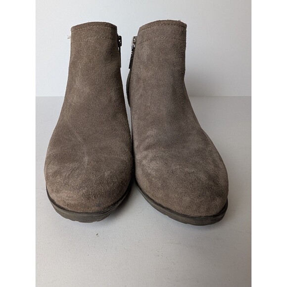 Blondo Women Waterproof Liam Chelsea Brown Suede Leather Heel Ankle Boots 7.5M - Picture 4 of 14